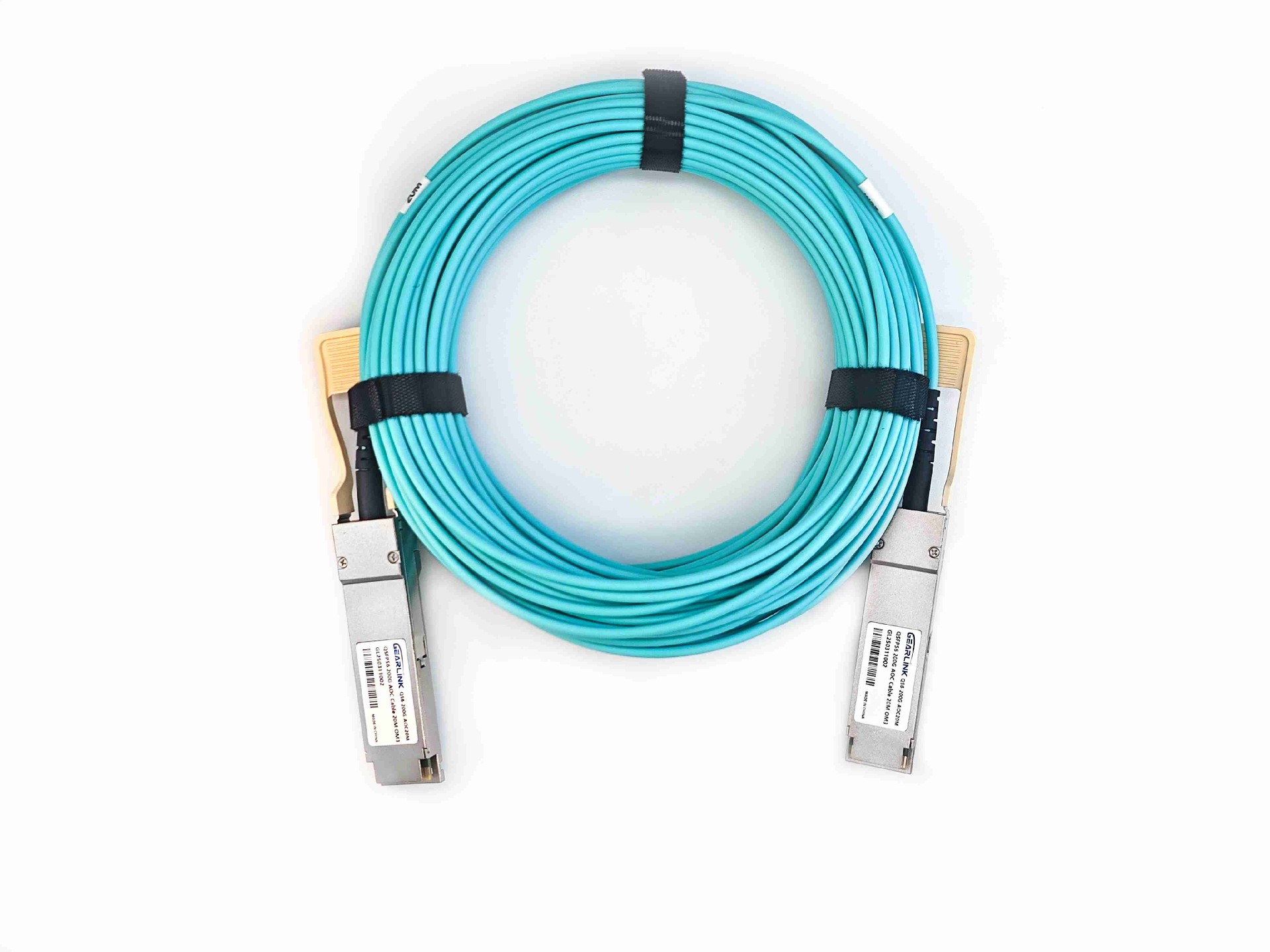 QSFP56 200G AOC有源光缆在H3C S9855-40B以太网交换机与CX6 网卡的连接应用